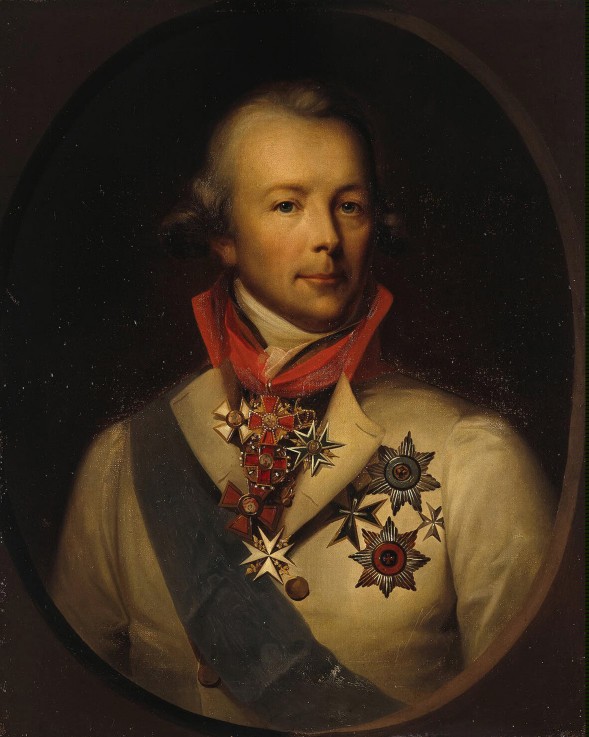 Portrait of Count Peter Ludwig von der Pahlen (1745-1826) de Unbekannter Künstler