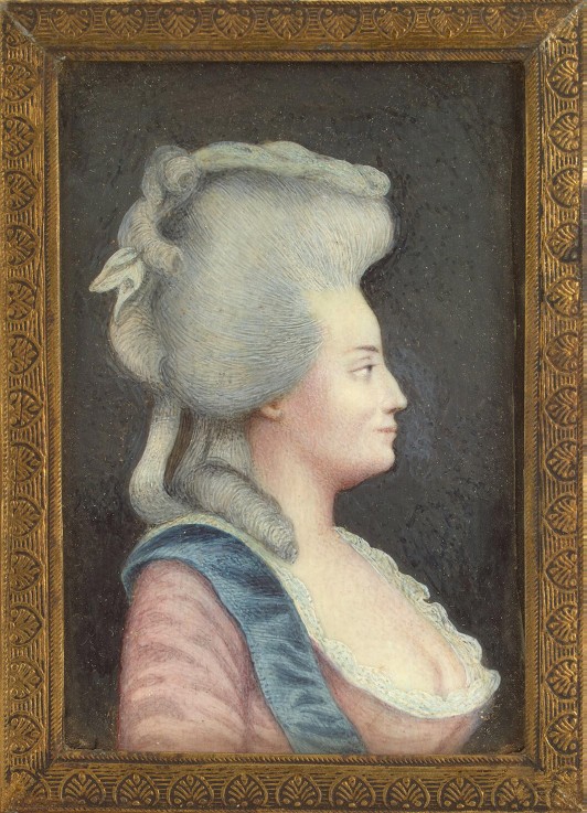 Portrait of Duchess Maria Feodorovna (Sophie Dorothea of Württemberg) (1759-1828) de Unbekannter Künstler
