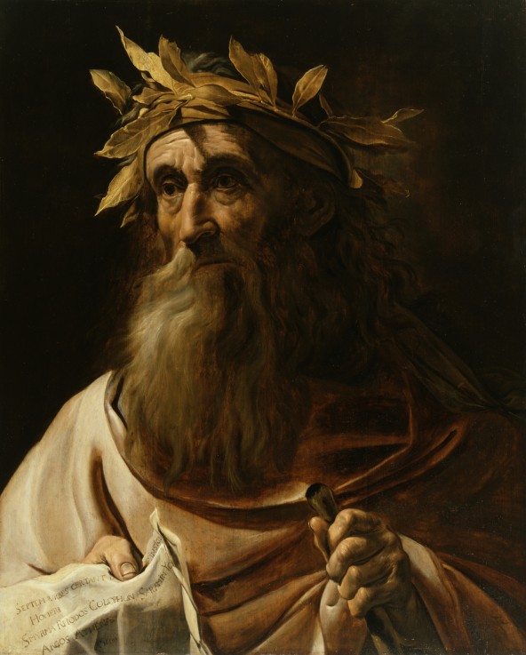 Portrait of the Poet Homer de Unbekannter Künstler