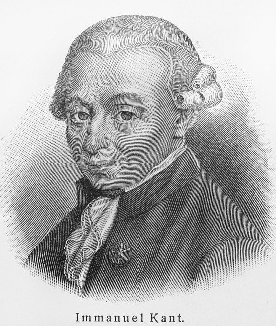 Portrait of Immanuel Kant (1724-1804) de Unbekannter Künstler