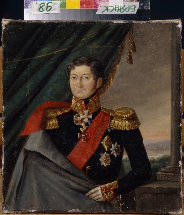 Portrait of Ivan Fyodorovich Paskevich, Count of Erivan, Viceroy of the Kingdom of Poland de Unbekannter Künstler