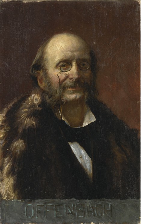 Portrait of Jacques Offenbach (1819-1880) de Unbekannter Künstler