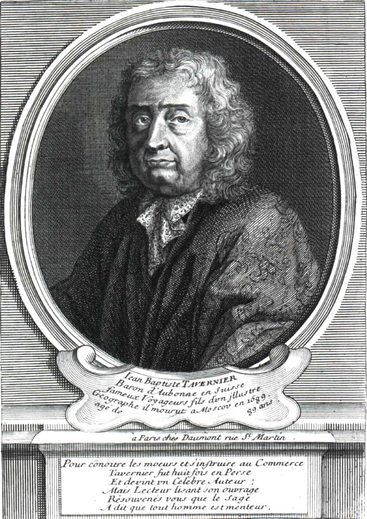 Portrait of Jean Baptiste Tavernier de Unbekannter Künstler
