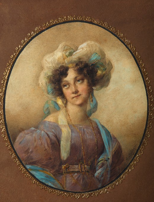 Portrait of Yelena Alexandrovna Golitsyna, née Naryshkina (1785-1855) de Unbekannter Künstler