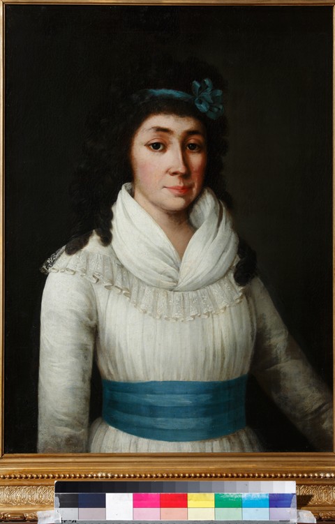 Portrait of Yelizaveta Petrovna Yankova (1768-1861), née Rimskaya-Korsakova de Unbekannter Künstler