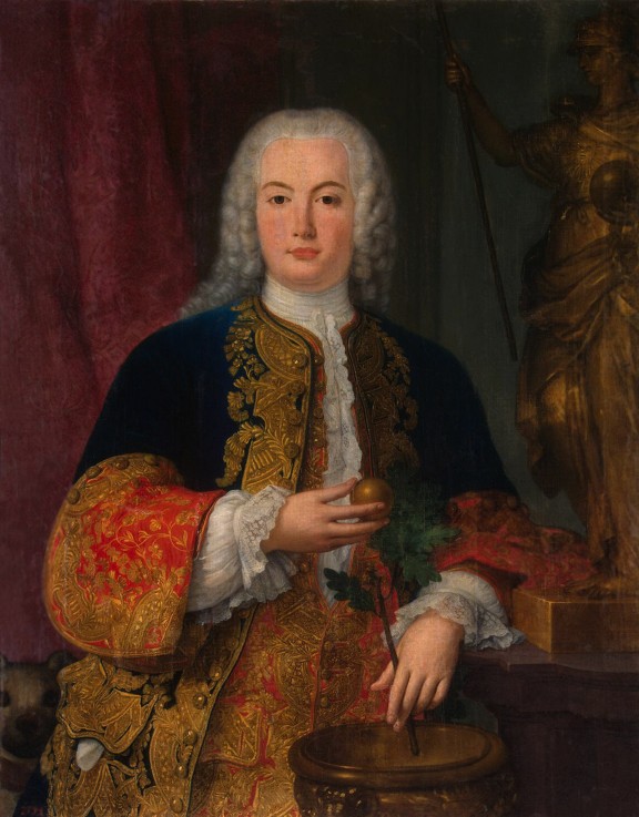 Portrait of King Peter III of Portugal and the Algarves as Infante de Unbekannter Künstler