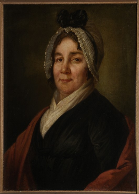 Portrait of Lyubov Petrovna Bakunina, née Countess Myshetskaya (1738-1814) de Unbekannter Künstler