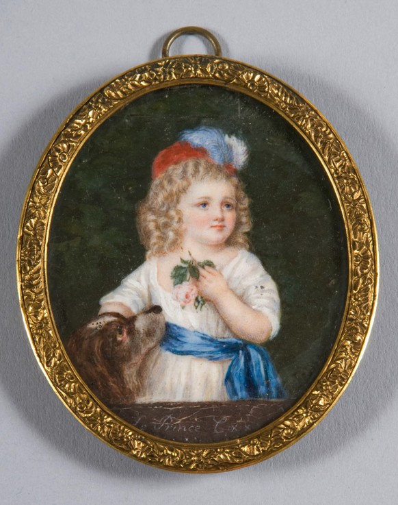 Portrait of Louis-Charles, Prince Royal of France (1785-1795) de Unbekannter Künstler