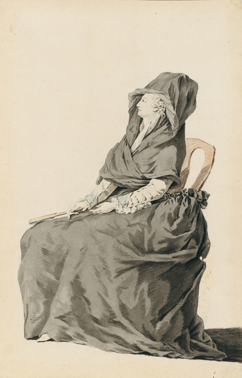 Portrait of Marie Antoinette during her trial de Unbekannter Künstler