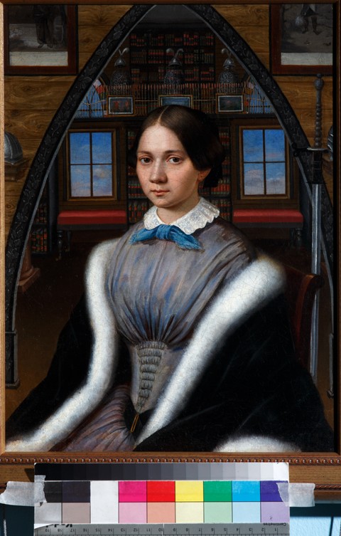 Portrait of Natalia Nikolaevna Korsakova de Unbekannter Künstler