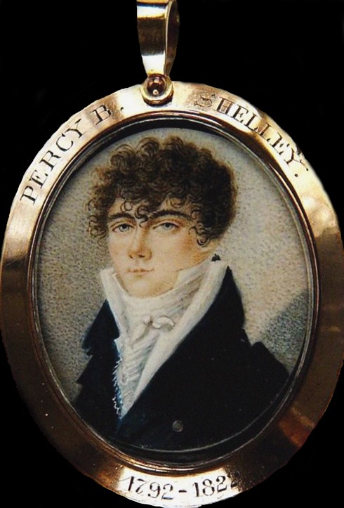 Portrait of the poet Percy Bysshe Shelley (1792-1822) de Unbekannter Künstler