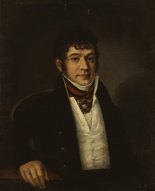 Portrait of Platon Bogdanovich Ogarev (1777-1838) de Unbekannter Künstler