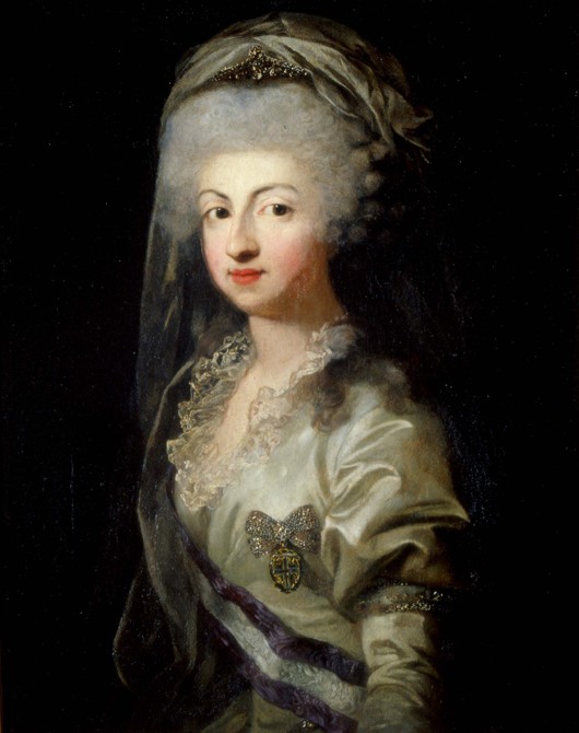 Portrait of Princess Carolina Maria Teresa Giuseppa of Parma (1770-1804) de Unbekannter Künstler