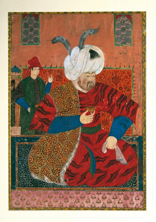 Portrait of Selim II (1524-1574), Sultan of the Ottoman Empire de Unbekannter Künstler