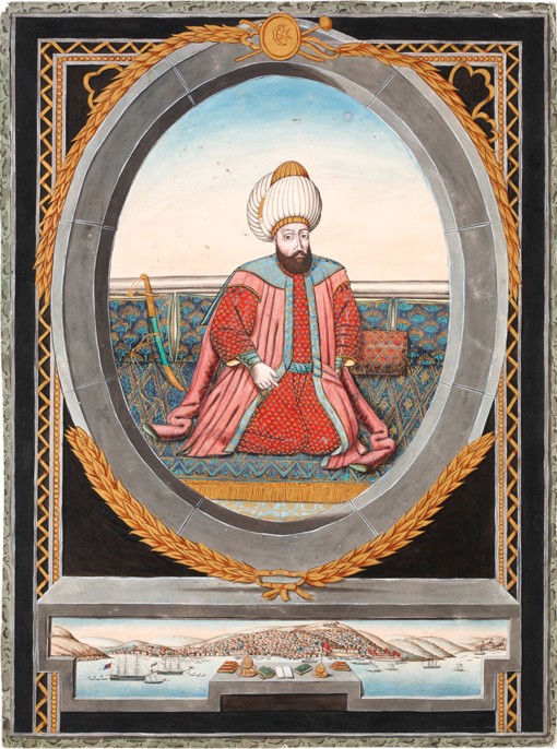 Portrait of Sultan Murad II (1404-1451) de Unbekannter Künstler