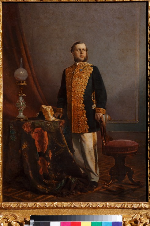 Portrait of Vasily Yuryevich Poznansky (1828-1900) de Unbekannter Künstler