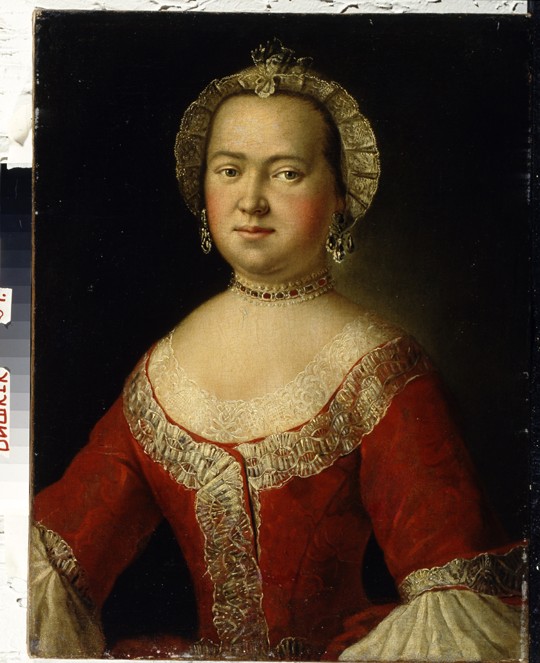 Portrait of Vera Dmitrievna Rezvaya (1809-1849) de Unbekannter Künstler