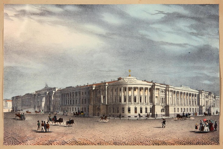 The Senate and Synod Buildings in Saint Petersburg de Unbekannter Künstler