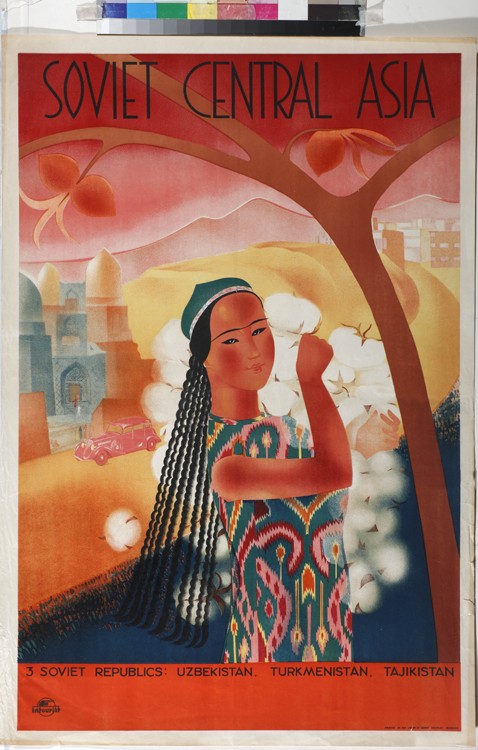 Soviet Central Asia (Poster of the Intourist company) de Unbekannter Künstler