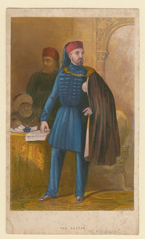 Sultan Abdülmecid I (1823-1861) de Unbekannter Künstler