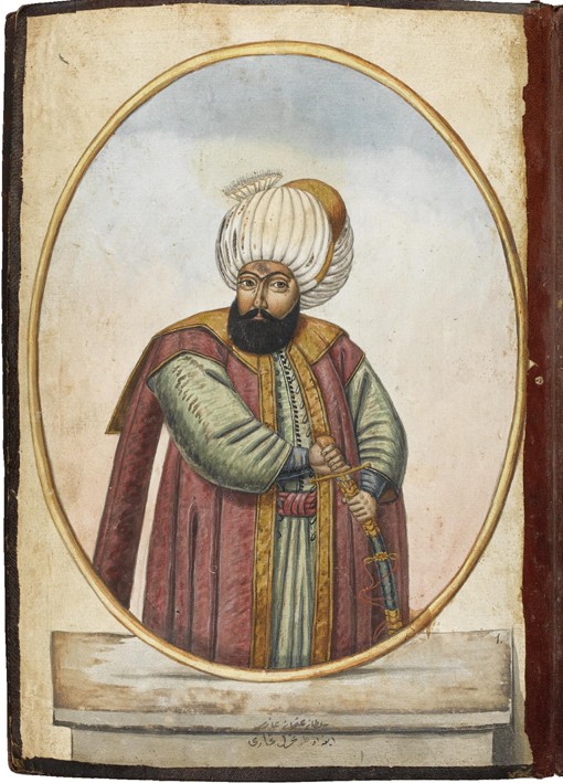 The Sultan Osman I de Unbekannter Künstler