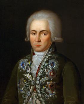 Portrait of the Poet Gavrila R. Derzhavin (1743-1816)