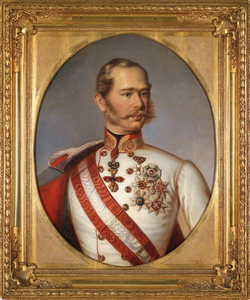 Portrait of Franz Joseph I of Austria de Unbekannter Künstler