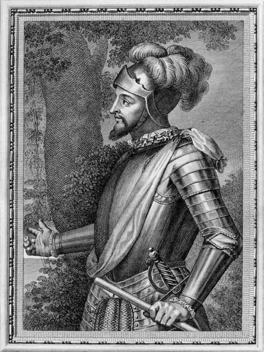 Vasco Núñez de Balboa (1475-1519) From Retratos de los Espan&#771oles ilustres de Unbekannter Künstler