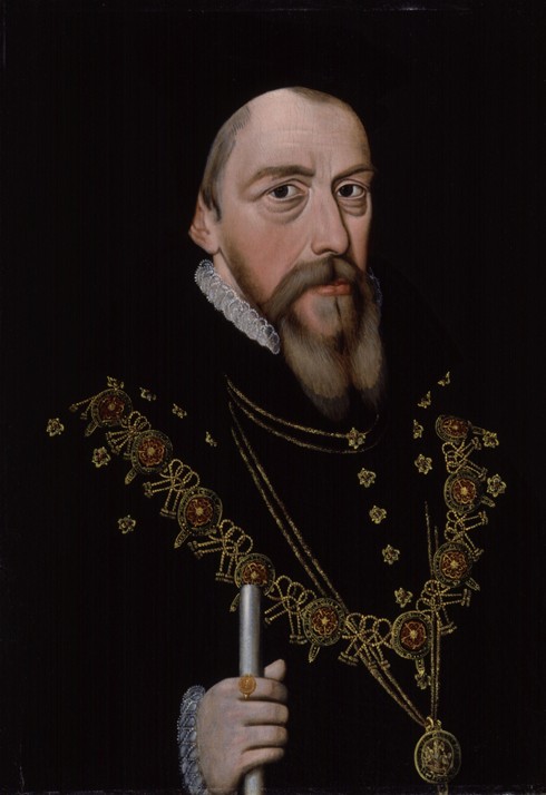 William Cecil, 1st Baron Burghley (1521-1598) de Unbekannter Künstler