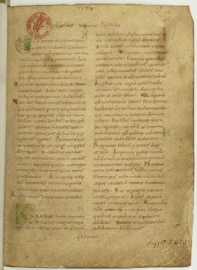 Historia Brittonum by Nennius. First page of manuscript