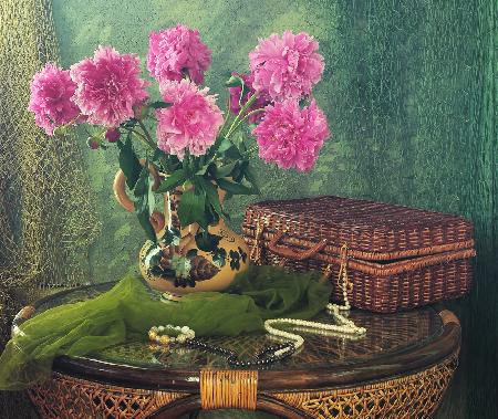 still life with Peonies-1807