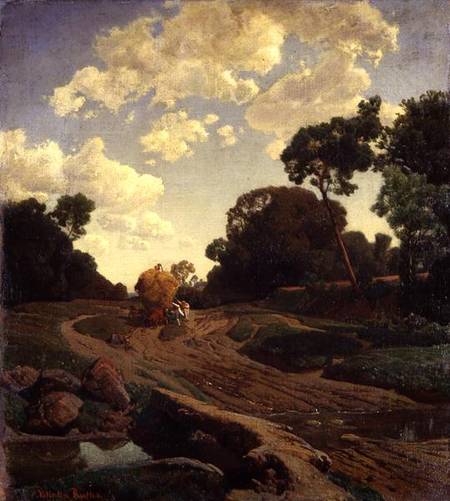 Landscape with Haywagon de Valentin Ruths