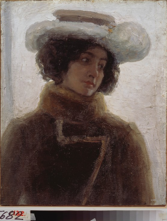 Portrait of Countess Volkonskaya de Valentin Alexandrowitsch Serow