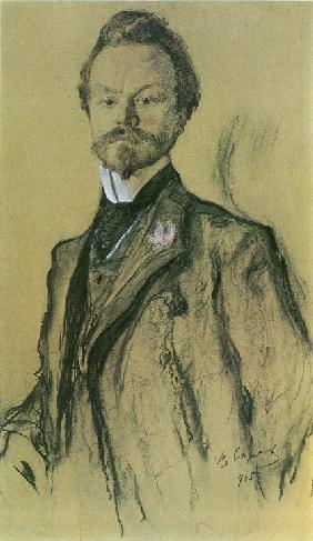 Portrait of the poet Konstantin Balmont