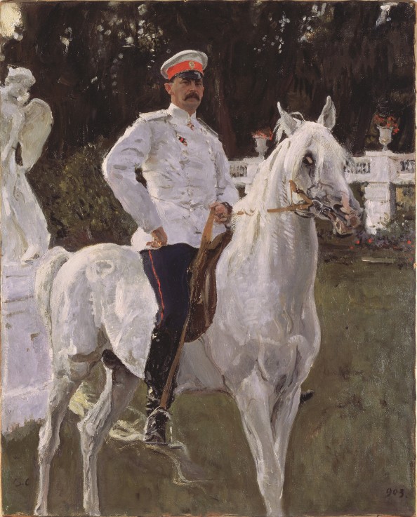 Portrait of Prince Felix Yusupov, Count Sumarokov-Elston (1856-1928) de Valentin Alexandrowitsch Serow