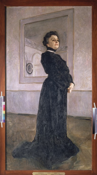Portrait of the actress Maria Yermolova (1853-1928) de Valentin Alexandrowitsch Serow
