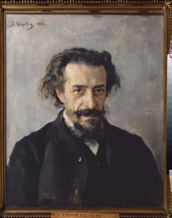 Portrait of composer Pavel Ivanovich Blaramberg (1841-1908) de Valentin Alexandrowitsch Serow