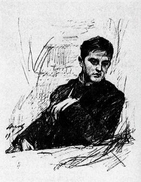 Portrait of the publicist and critic Dmitri Philosophov (1872-1940)