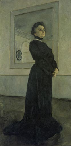 Portraet der Kuenstlerin Maria Nikolajewna Jermolowa de Valentin Alexandrowitsch Serow