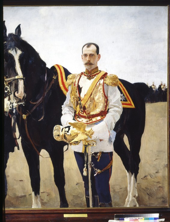 Portrait of Grand Duke Paul Alexandrovich of Russia (1860-1919) de Valentin Alexandrowitsch Serow