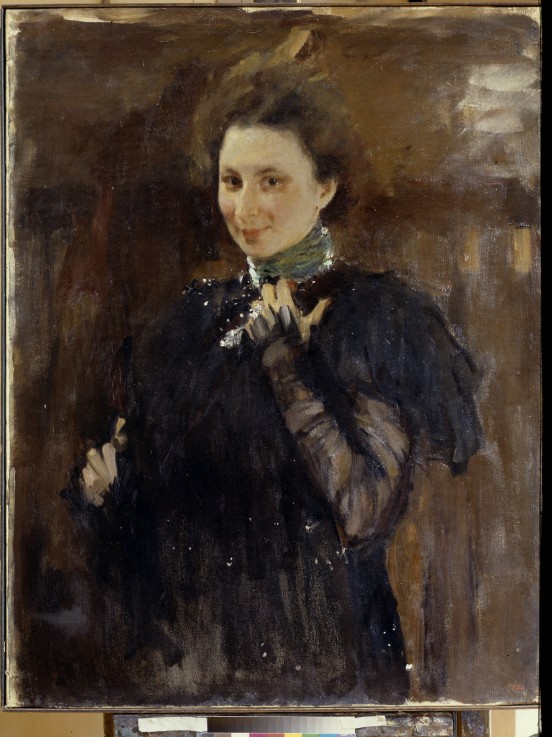 Portrait of Mara Oliv (1870-1963) de Valentin Alexandrowitsch Serow