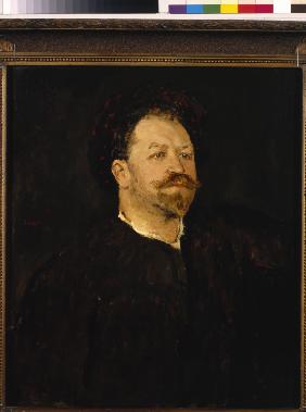 Portrait of the opera singer Francesco Tamagno (1850-1905)