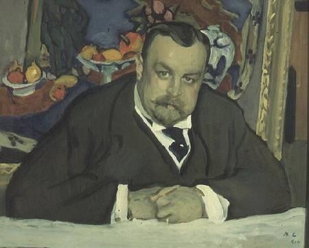 Portrait of I. Morosov de Valentin Alexandrowitsch Serow