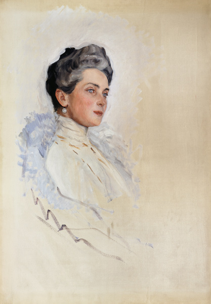 Portrait of Princess Zinaida Yusupova (1861-1939) de Valentin Alexandrowitsch Serow