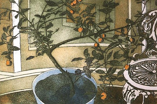 Orange Tree (print)  de Valerie  Daniel