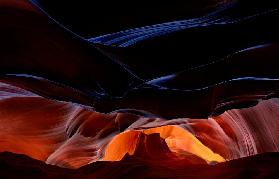 Fantastic scenery of Antelope Canyon