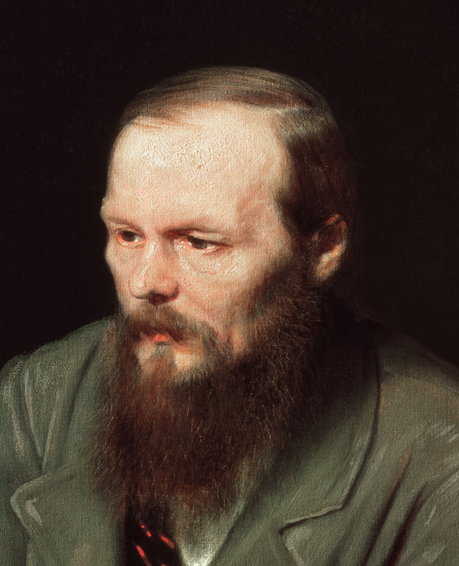 Portrait of Fyodor Dostoyevsky (1821-81) 1872 (detail of 67923) de Vasili Grigorevich Perov