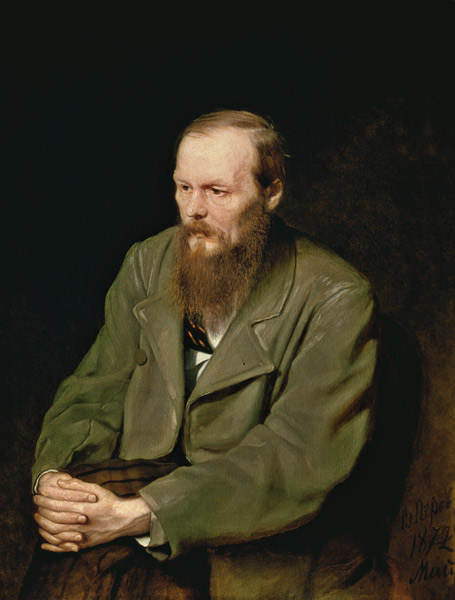 Retrato de Fyodor Dostoyevsky (1821-81) de Vasili Grigorevich Perov