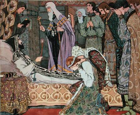 Deathbed of the Grand Duke Dmitry of Don (1350-89) de Vasili Vasil'evich Vladimirov
