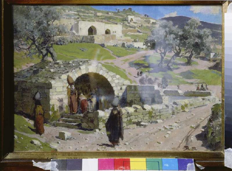 Die Jungfrauenquelle in Nazareth de Vasilij Dimitrijewitsch Polenov